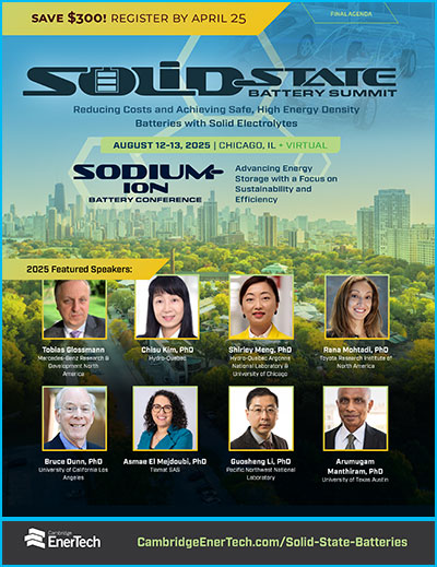 Solid-State & Sodium-ion Batteries 2025 brochure cover